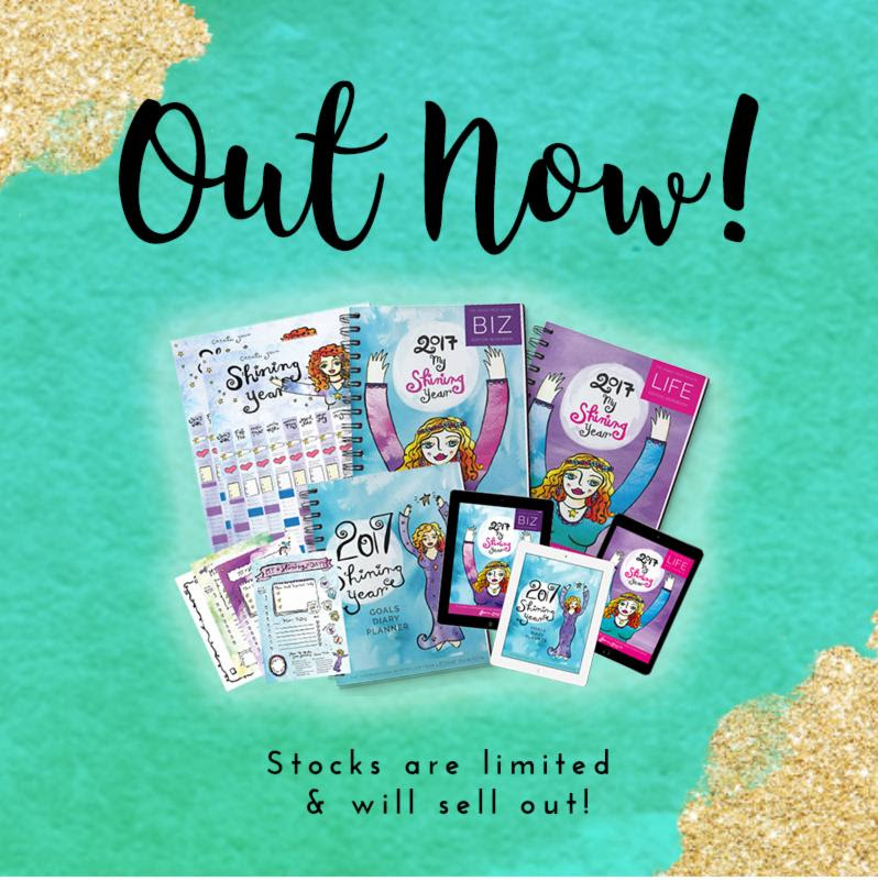The Crazy-popular Create Your Shining Year planners + goal workbooks are BACK