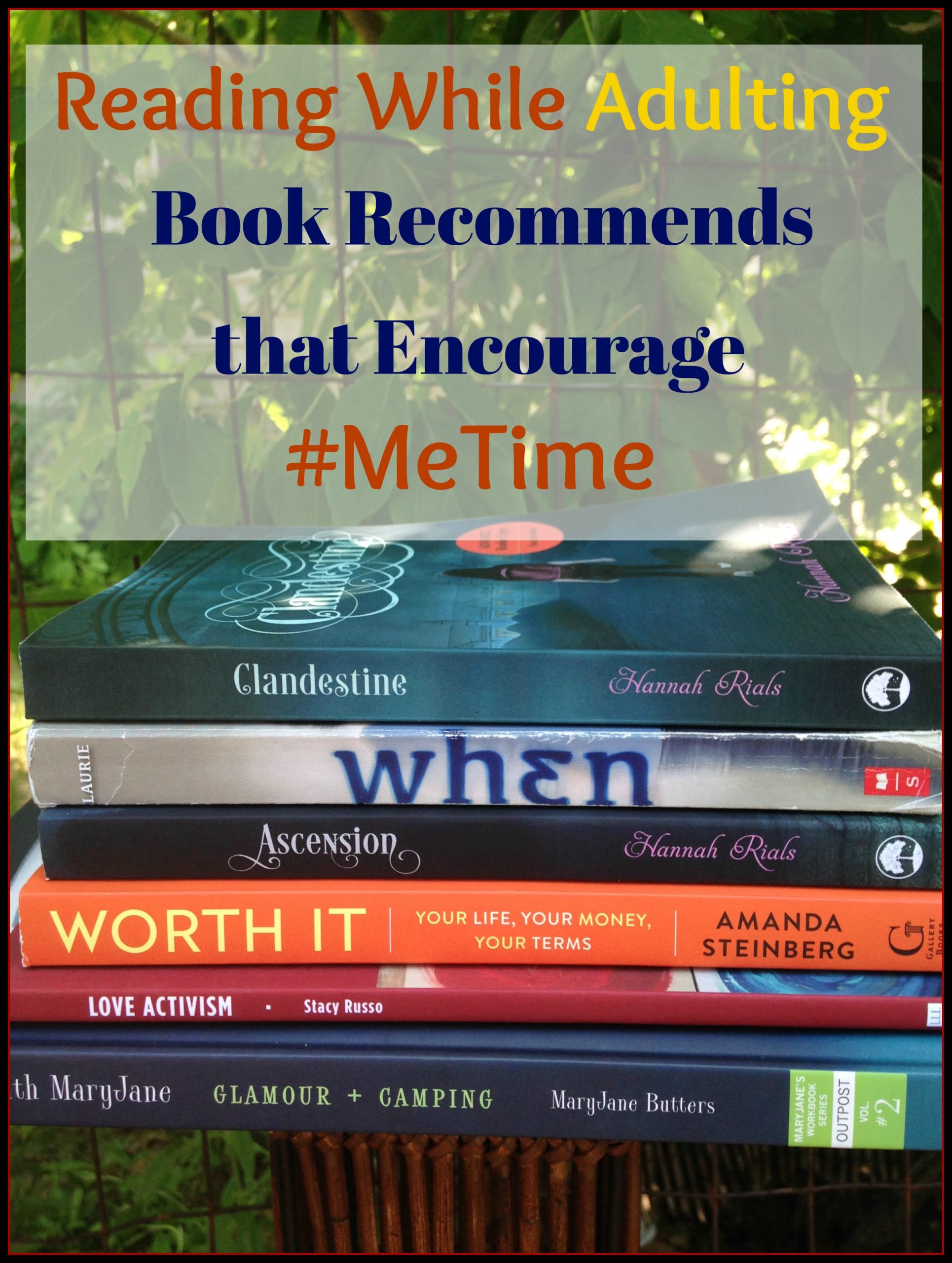 Reading While Adulting | Book Recommends that Encourage #MeTime