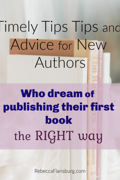 Tips for new authors